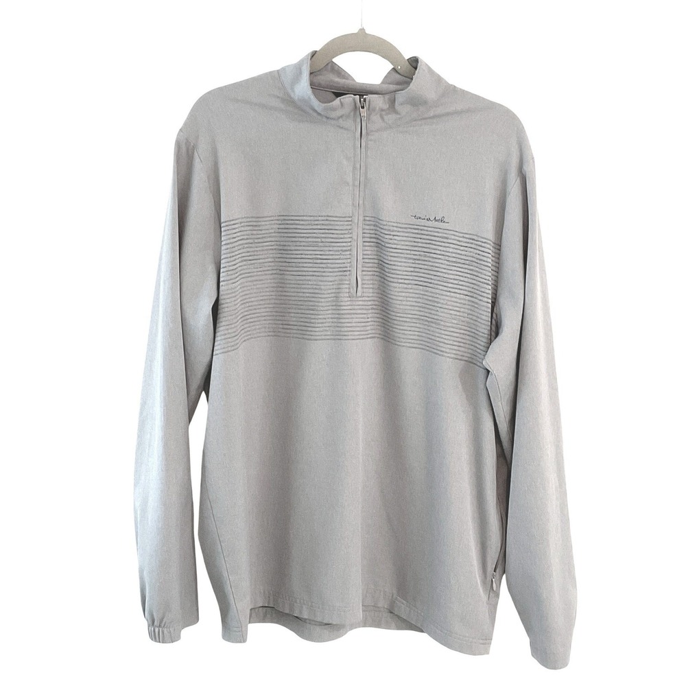 TRAVIS MATHEW Men's Large Iceland High golf pullover‎ jacket quarter zip 1MX190
